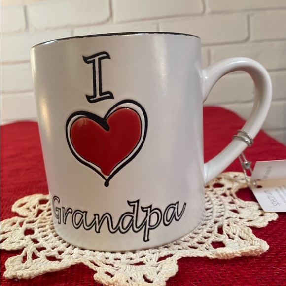 I Love Grandpa Coffee Mug Cup Holds 21 Oz. Brand New. - Picture 5 of 13